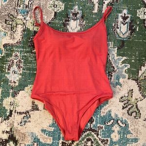 Aerie XL Orange One-piece Swimsuit